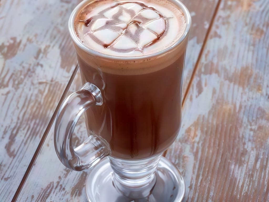 شوكولاتة ساخنة غنية بالنوتيلا